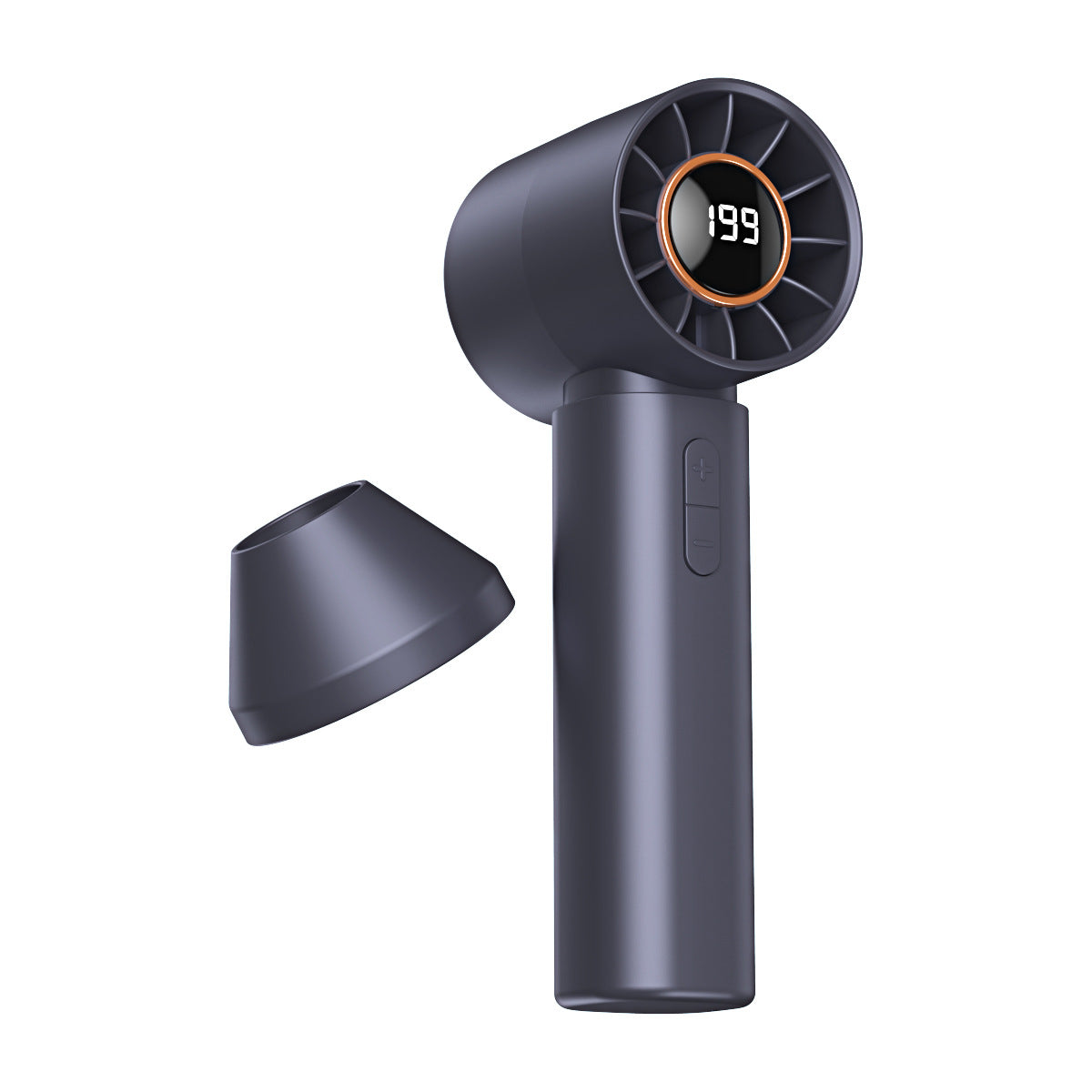 High-speed Handheld Mini-portable Digital Display Bladeless Turbine Little Fan