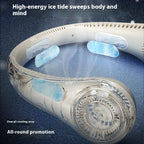 Halter Bladeless Turbine Portable Cooling Fan - Stay Cool Anywhere — Hands-Free Cooling in Seconds