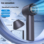 High-speed Handheld Mini-portable Digital Display Bladeless Turbine Little Fan