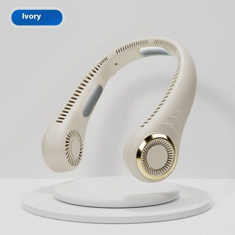 Halter Bladeless Turbine Portable Cooling Fan - Stay Cool Anywhere — Hands-Free Cooling in Seconds