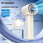 High-speed Handheld Mini-portable Digital Display Bladeless Turbine Little Fan