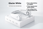 Halter Bladeless Turbine Portable Cooling Fan - Stay Cool Anywhere — Hands-Free Cooling in Seconds
