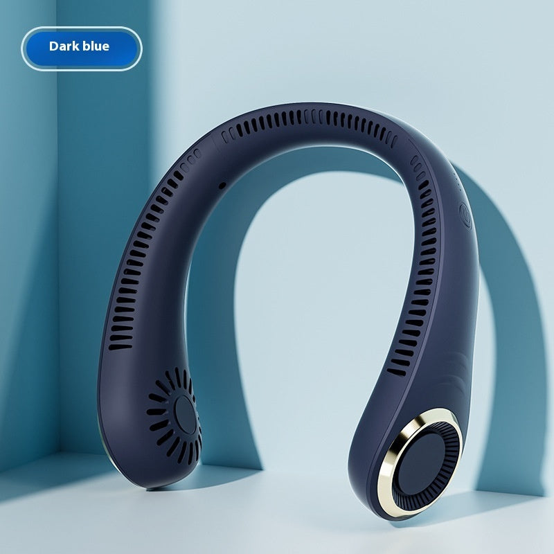 Halter Bladeless Turbine Portable Cooling Fan - Stay Cool Anywhere — Hands-Free Cooling in Seconds