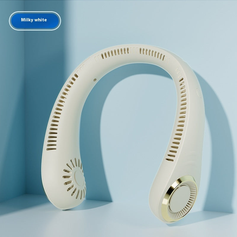 Halter Bladeless Turbine Portable Cooling Fan - Stay Cool Anywhere — Hands-Free Cooling in Seconds