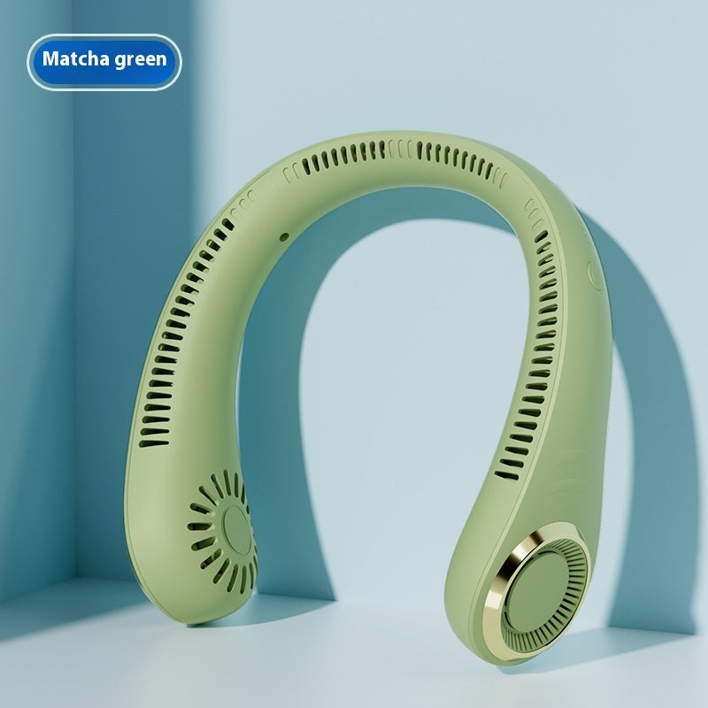 Halter Bladeless Turbine Portable Cooling Fan - Stay Cool Anywhere — Hands-Free Cooling in Seconds