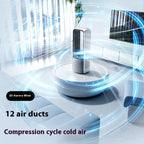 Intelligent Digital Display Bladeless Twin-turbo Ice-sensing Fan